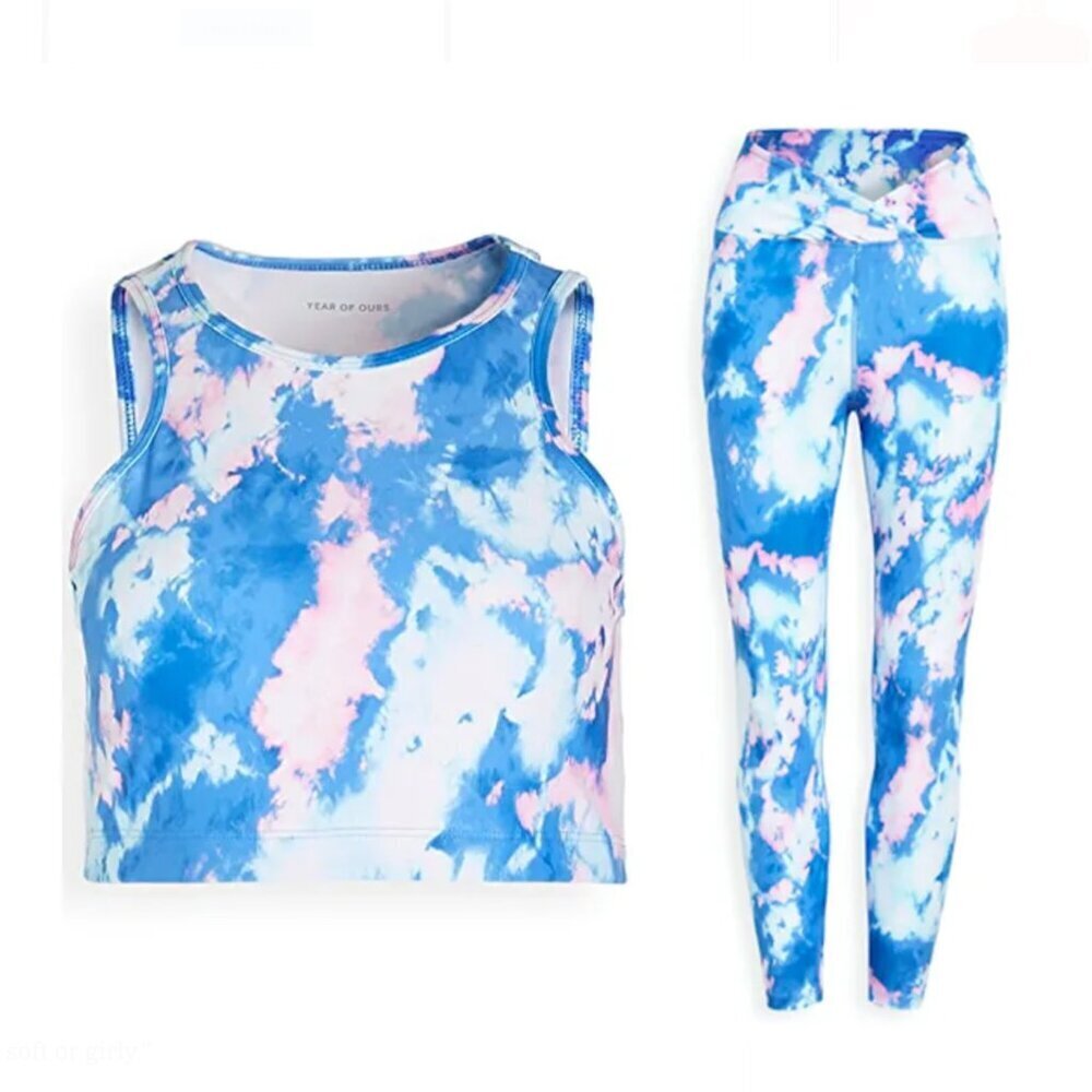 Like New - Year of Ours Tie-Dye Workout SET - Size S